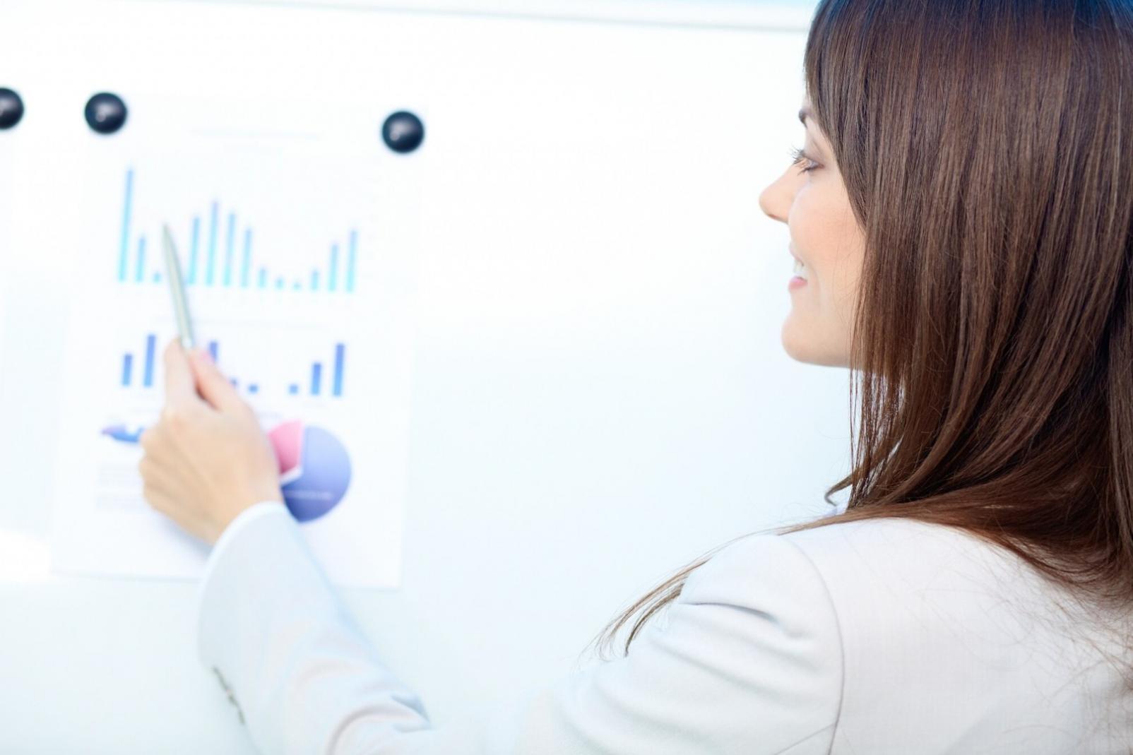 Medical professional reviewing documents